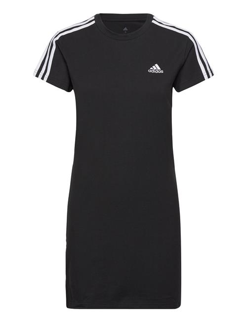 Essentials 3-Stripes Single Jersey Fitted Tee Dress Adidas Sportswear Black