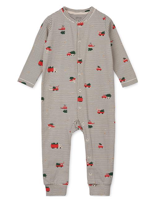 Birk Printed Pyjamas Jumpsuit Liewood Patterned