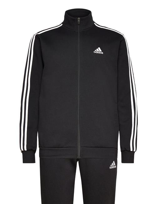 Sportswear Basic 3 Stripes Fleece Tracksuit Adidas Sportswear Black