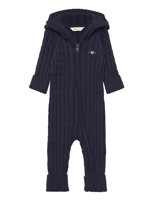 Cotton Cable Shield Piece GANT Navy