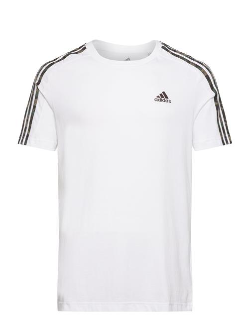 Essentials Single Jersey 3-Stripes T-Shirt Adidas Sportswear White