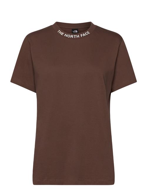 W Ss Zumu Relaxed Tee The North Face Brown