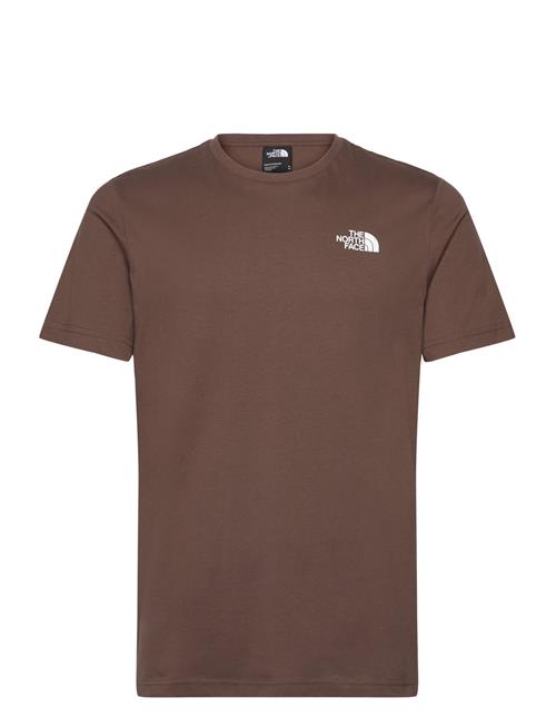 M Ss Box Nse Tee The North Face Brown