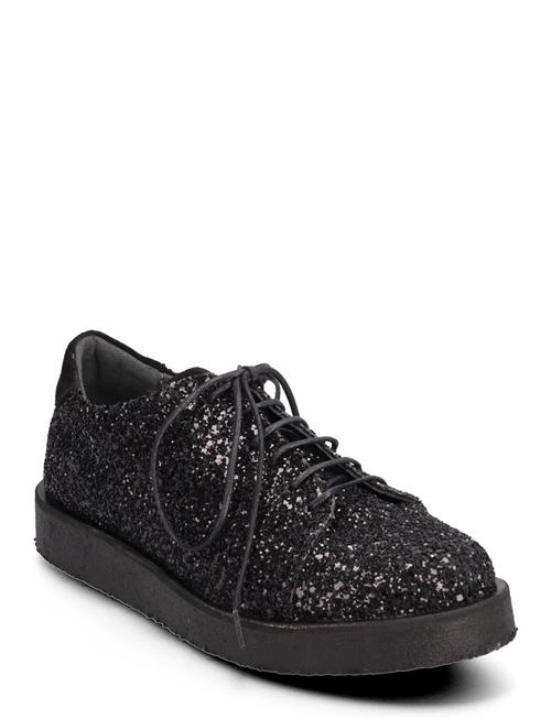 Shoes - Flat - With Lace ANGULUS Black