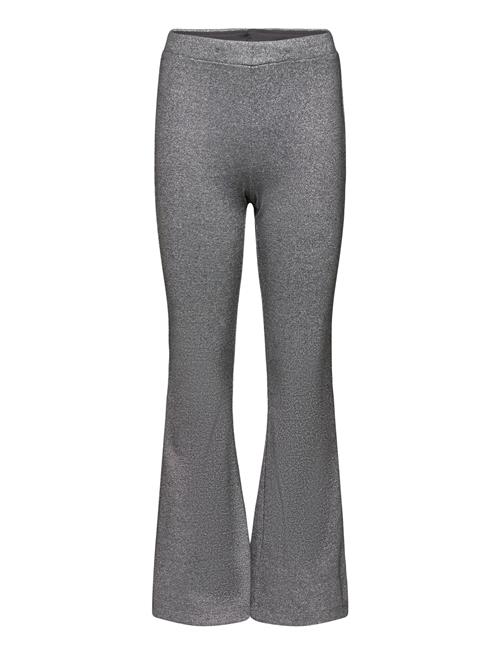 Trousers Flare Lurex Rib Lindex Grey