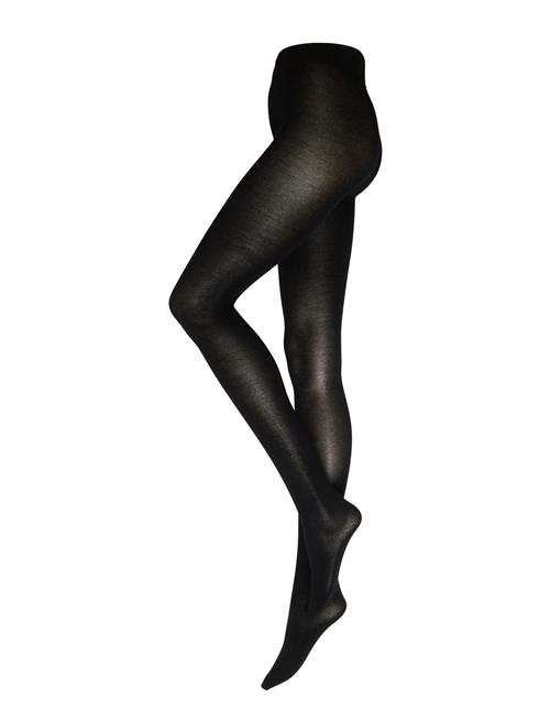 Tights Heavy Cotton Organic Lindex Black