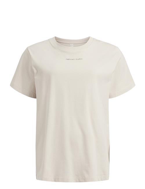 Se Essential Tee Cadiz Rethinkit Studios Beige ved Booztlet