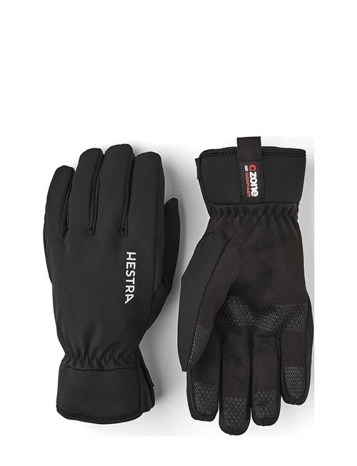Cz Contact Glove -5 Finger Dark Forest Hestra Black