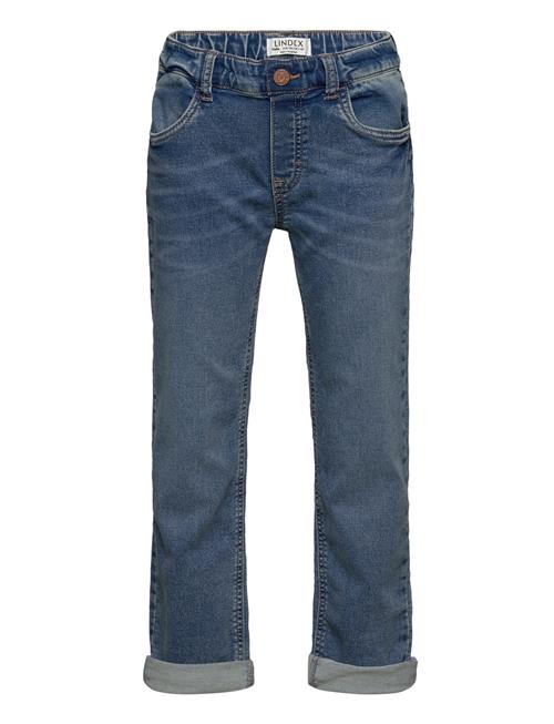 Staffan Straight Leg Jeans I Denimtrikã¥ Lindex Blue