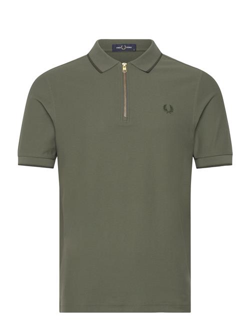 Crepe Pique Z/N Polo Shrt Fred Perry Green