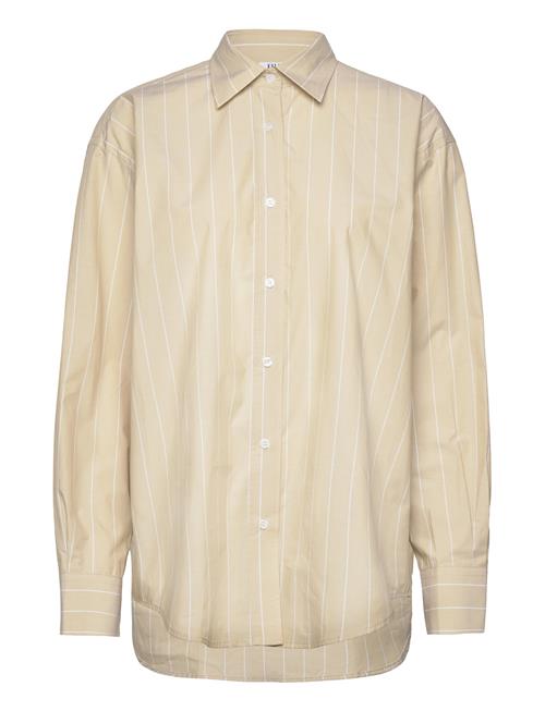 Stripe Poplin Shirt Filippa K Beige