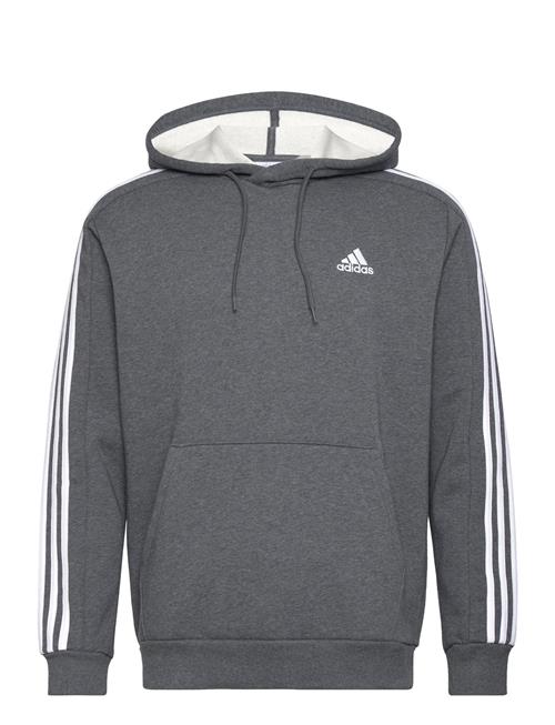 Essentials Fleece 3-Stripes Hoodie Adidas Sportswear Grey