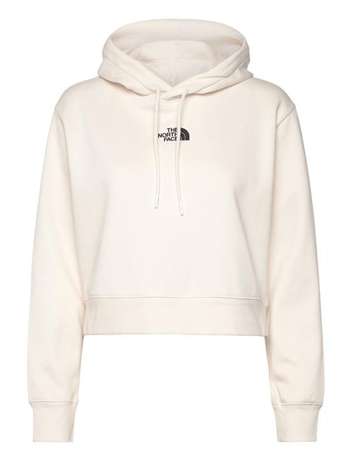 Se W Essential Crop Hoodie The North Face Beige ved Booztlet