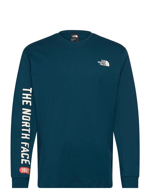 M L/S Tee Varsity Graphic The North Face Blue