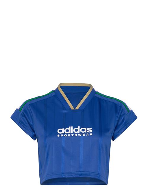 Tiro Cut 3 Stripes Cropped Jersey Adidas Sportswear Blue