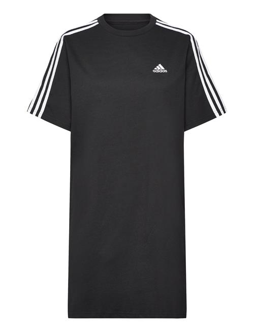 Essentials 3-Stripes Single Jersey Boyfriend Tee Dress Adidas Sportswear Black