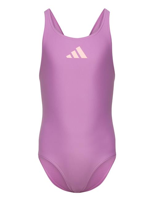 Adidas Solid Small Logo Swimsuit Adidas Performance Pink