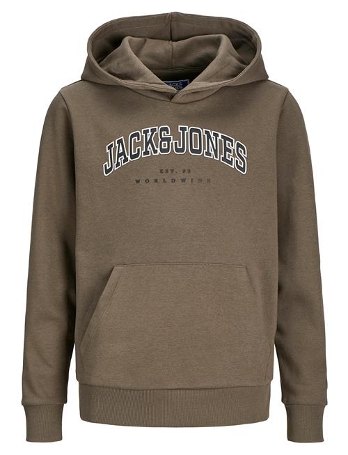 Jack & Jones Jjecaleb Varsity Sweat Hood Noos Jnr Jack & J S Brown