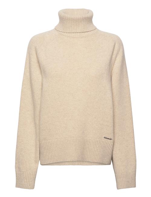 W. Lambswool Knit Turtle HOLZWEILER Beige