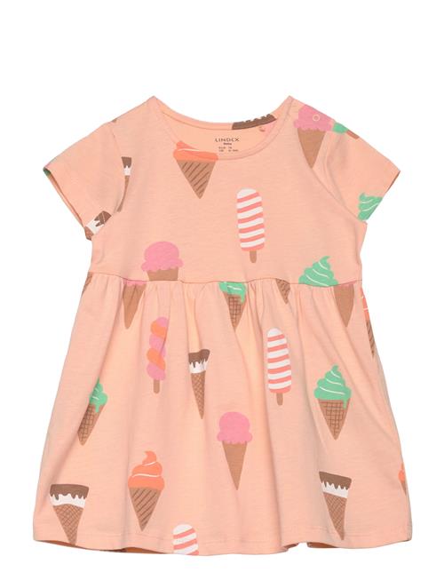 Dress Short Sleeved Icecreams Lindex Pink