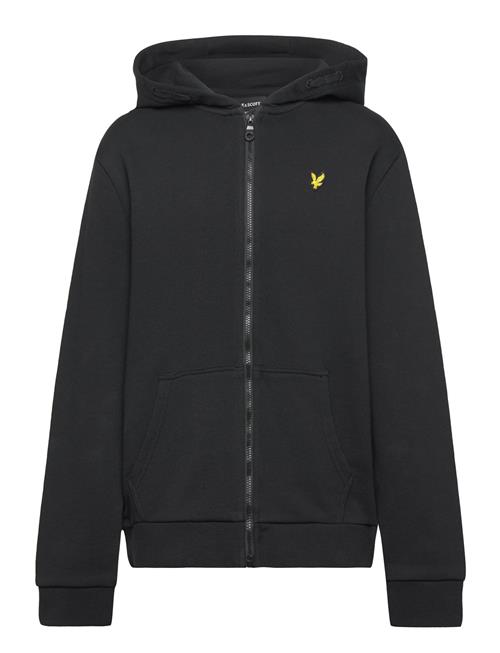 Se Zip Through Hoodie Lyle & Scott Black ved Booztlet