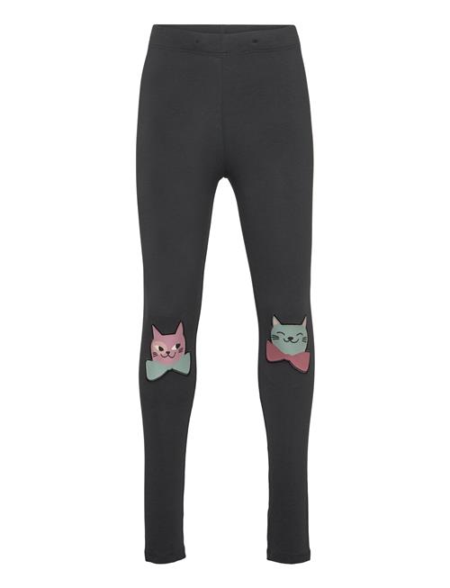 Leggings Kneepatch Cat Lindex Black