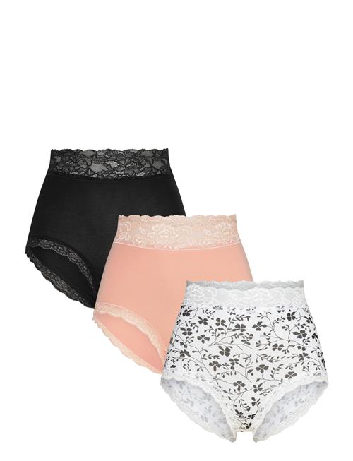 Brief High Emelie Lace 3 P Lindex Pink