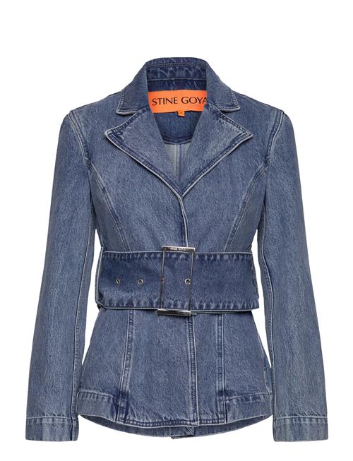 Belted Tailored Jacket , 2251 Denim STINE GOYA Blue