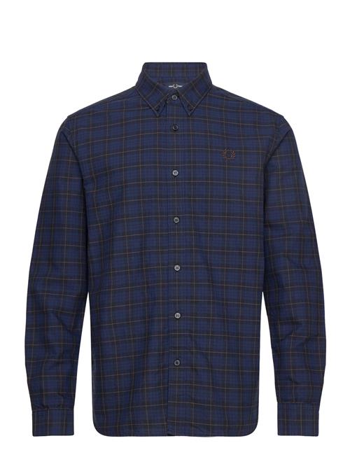 Tartan Oxford Shirt Fred Perry Navy