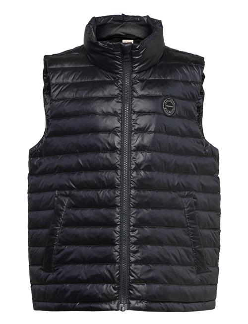 Shiny Light Padded Down Vest GANT Black