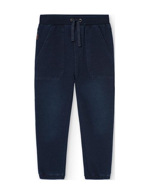Fleece Denim Trousers For Boy -Bci Boboli Blue