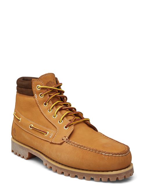 Timberland Authentic Mid Lace Up Boot Wheat Nubuck Timberland Brown