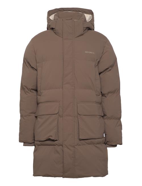 Montreal Parka Puffer Coat Les Deux Brown