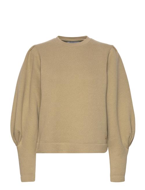 Mmtulic O-Ls Sweatshirt MOS MOSH Beige