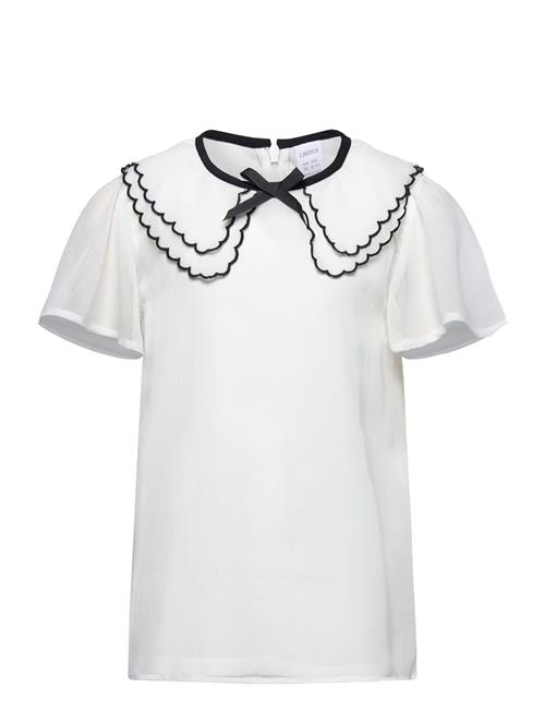 Blouse Chiffon With Scallop Co Lindex White