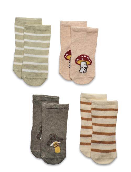 Socks 4 P Mushrooms Lindex Patterned