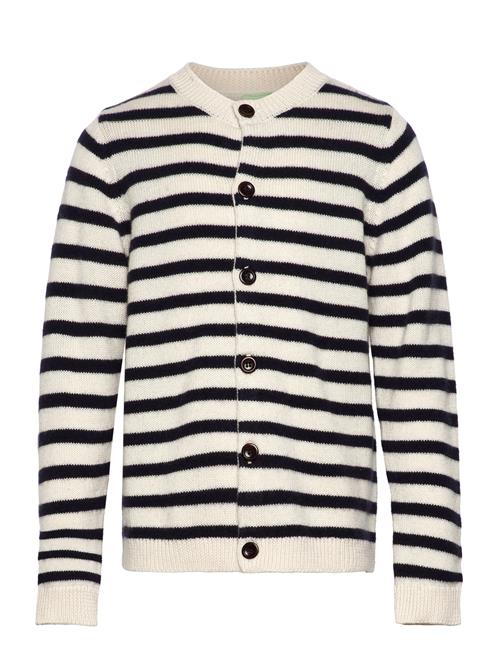 Striped Cardigan FUB Navy