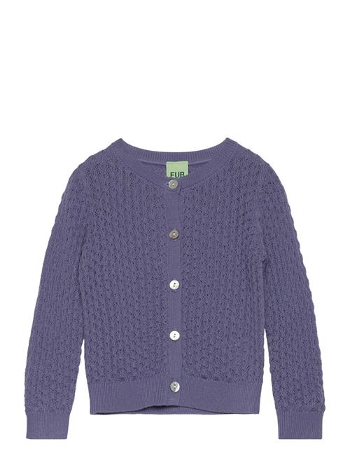 Baby Pointelle Cardigan FUB Blue