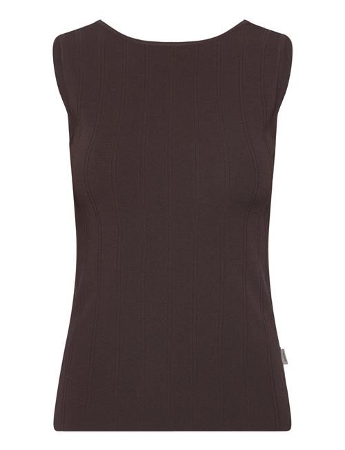 Se Tank Top REMAIN Birger Christensen Brown ved Booztlet