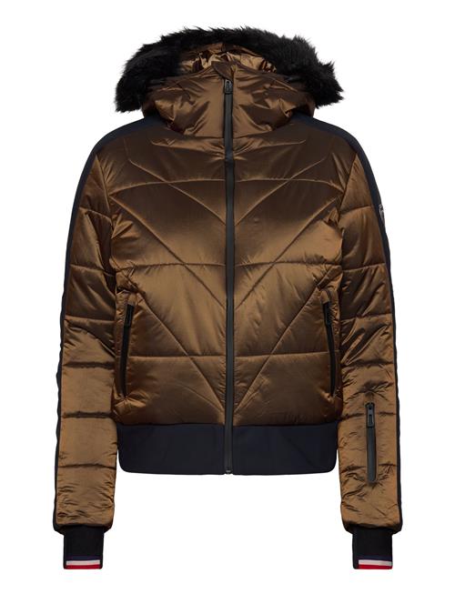 W Ventina Bomber Jacket ROSSIGNOL Brown