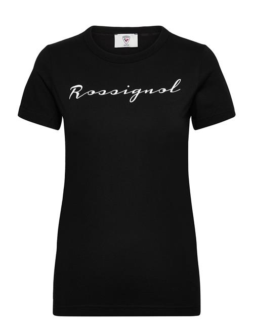 Se W Logo Rossi Tee ROSSIGNOL Black ved Booztlet