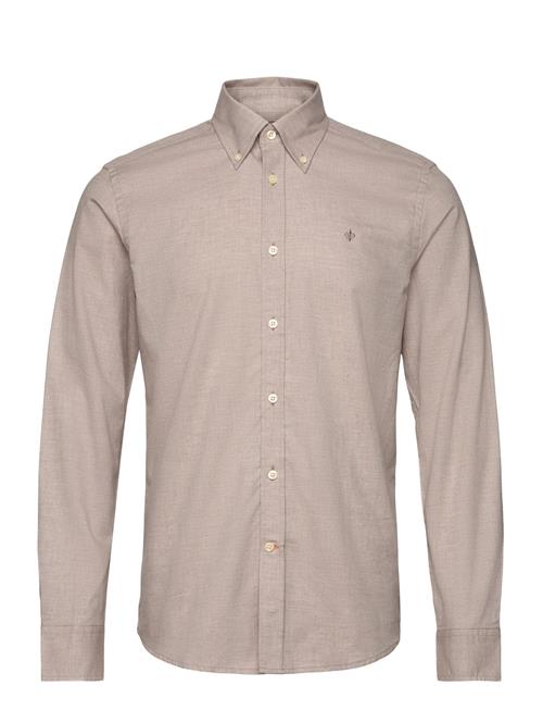 Watts Flannel Shirt-Slim Fit Morris Beige