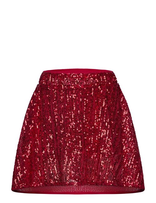 Skirt Sequins Skater Lindex Red