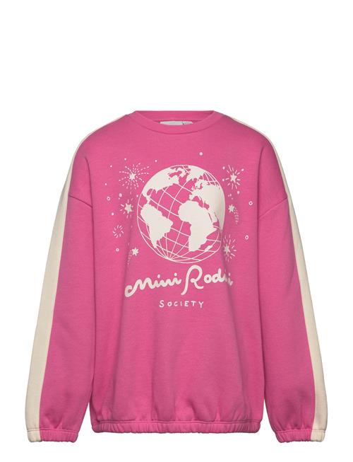 Mini Rodini Society Sp Sweatshirt Mini Rodini Pink