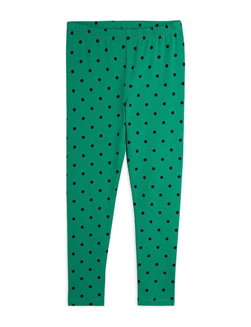 Polka Dot Leggings Mini Rodini Green