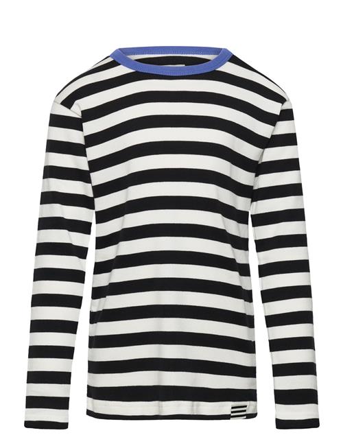 Midi Rib Tobino Tee Ls Mads Nørgaard Patterned