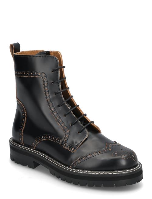 Boots - Flat - With Laces ANGULUS Black