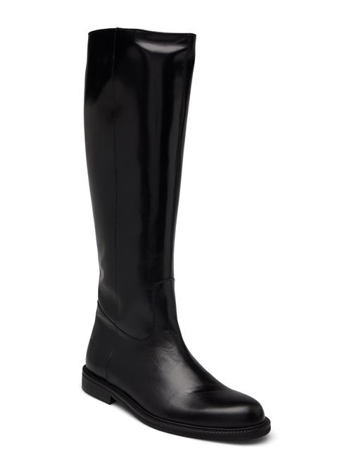 Se Boots - Flat - With Zipper ANGULUS Black ved Booztlet