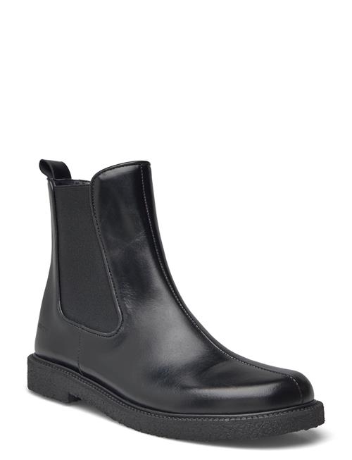 Se Booties - Flat ANGULUS Black ved Booztlet