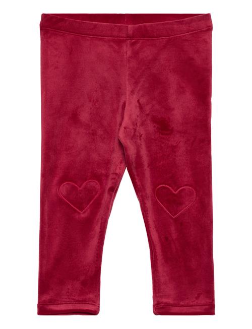 Leggings Heart Patch Lindex Red